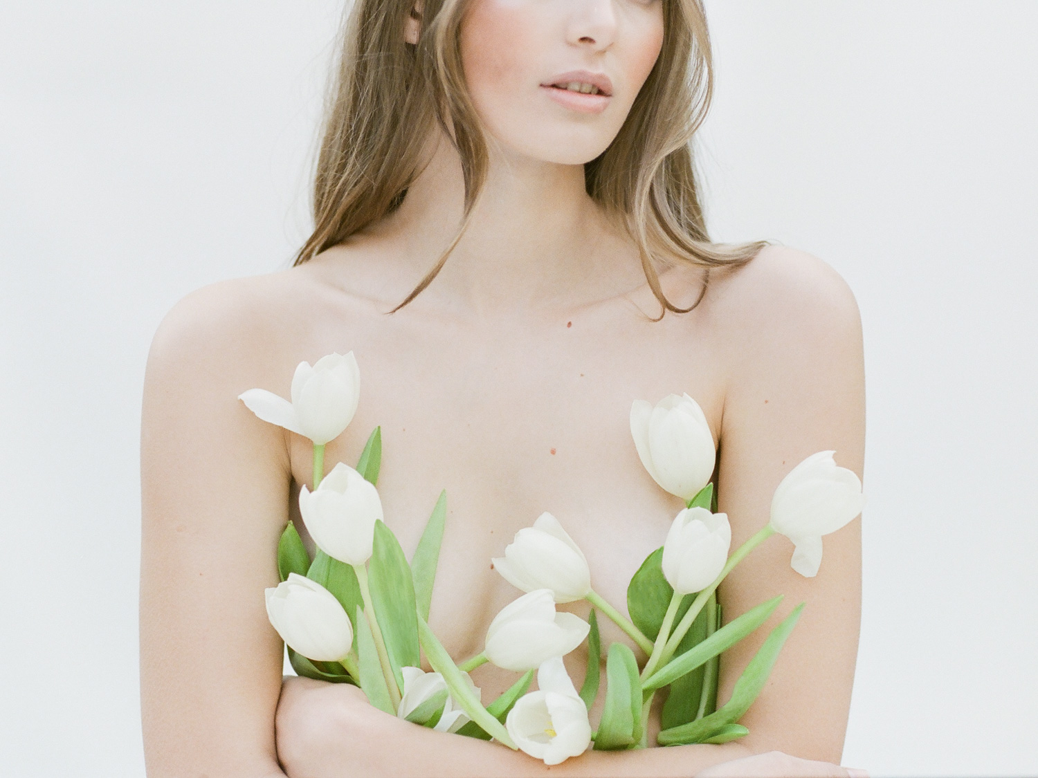 By Bhavika Bridal fashion spring white tulip wearable flowers