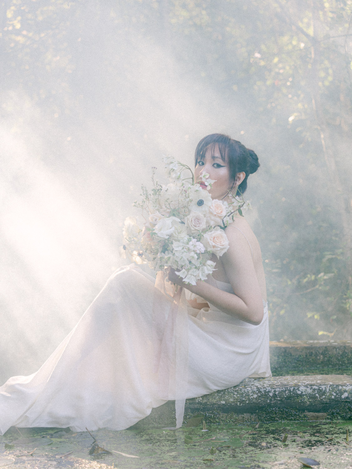 Bridal Fashion and wedding flower bouquet